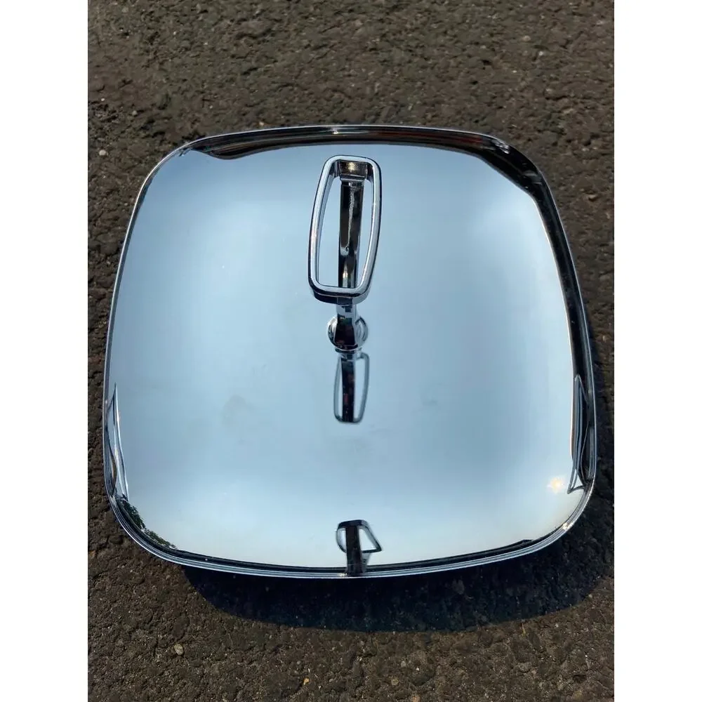 Vintage Chrome Melbern Serving Tray with Carrying Handle